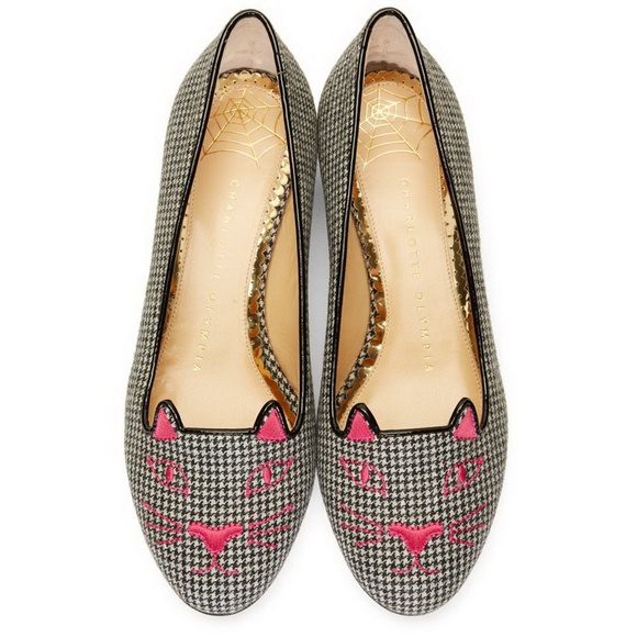 Charlotte Olympia Shoes - Charlotte Olympia Kitty Ballet Flat